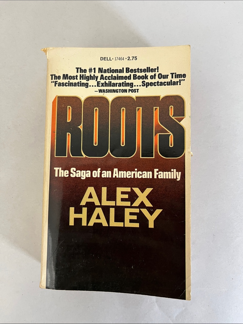 2/$10 Alex Haley ROOTS: 
The saga of an American family Paperback Book